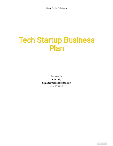 tech startup business plan1