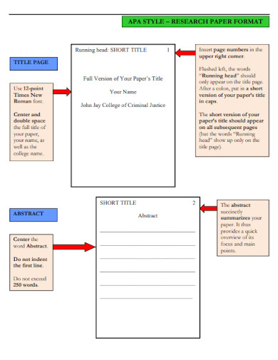 APA Title Page - Examples, Format, PDF | Examples