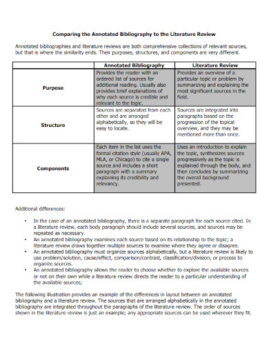 31+ Example Literature Review In DOC, PDF | Examples