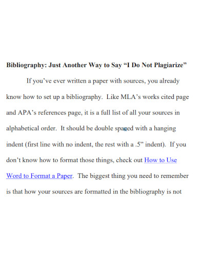 basic bibliography