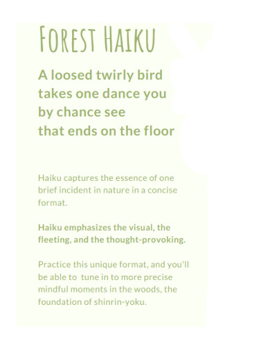 forest haiku