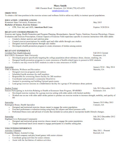 general resume objective