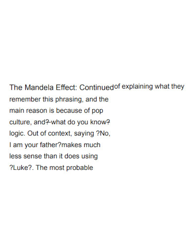 printable mandela effect example