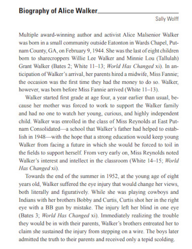 biography of alice walker