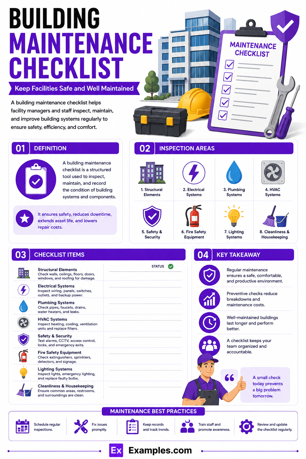 9+ Building Maintenance Checklist Examples to Download