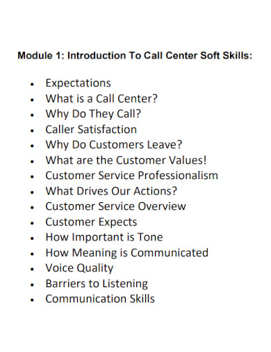 call center soft skills