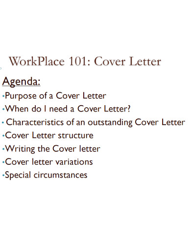 concise cover letter