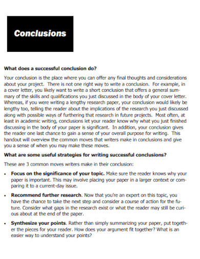 The Conclusion