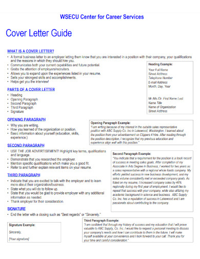 cover letter career services 