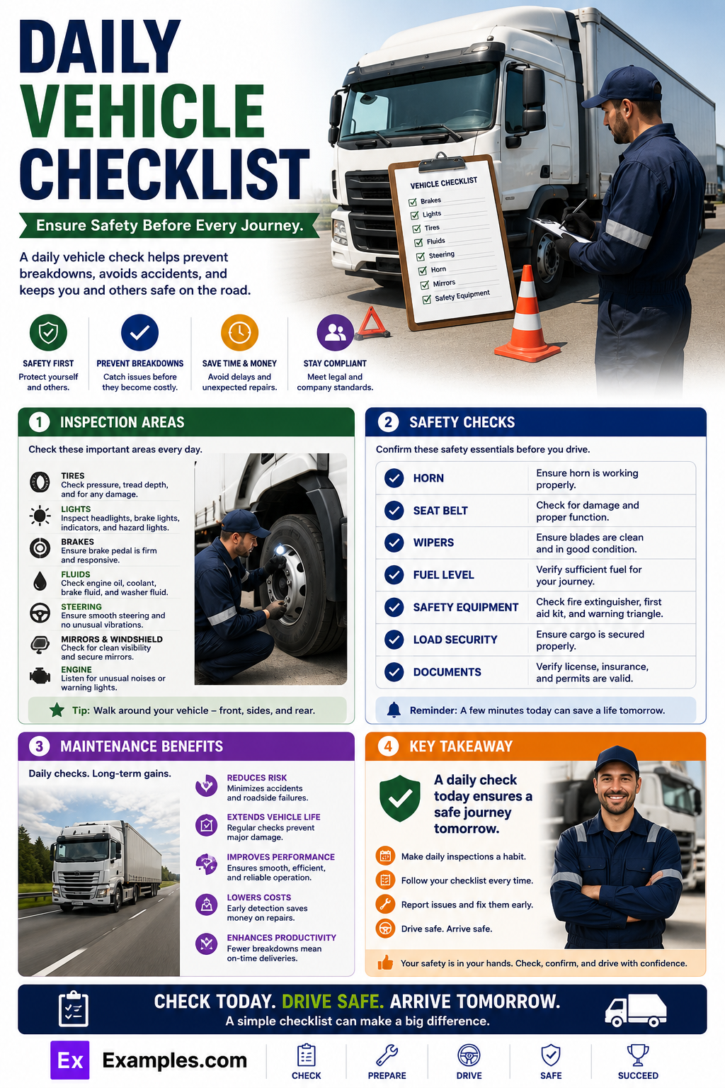 Daily Vehicle Checklist Examples to Download