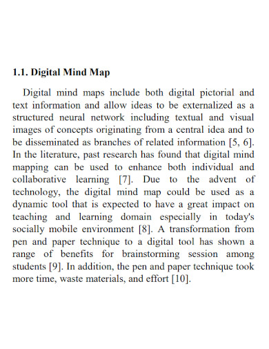 digital mind map