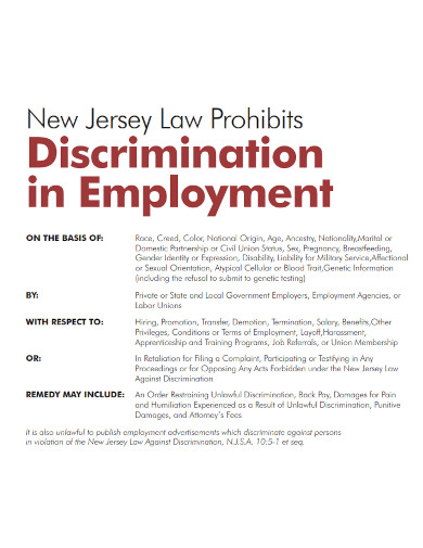 discrimination in employment 