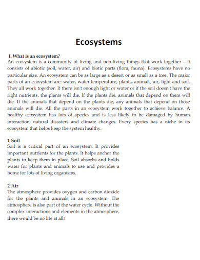 ecosystem example