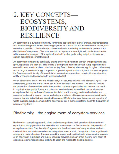 ecosystem key concept
