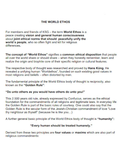 ethos world
