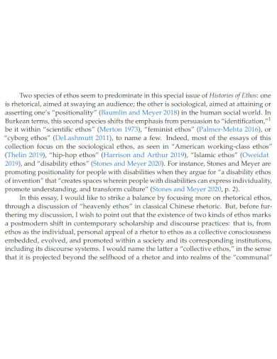 ethos in early chinese rhetoric