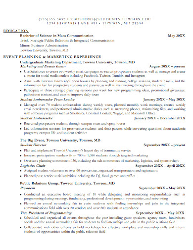 extensive experience resume sample 