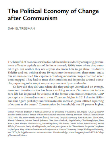 formal communism example