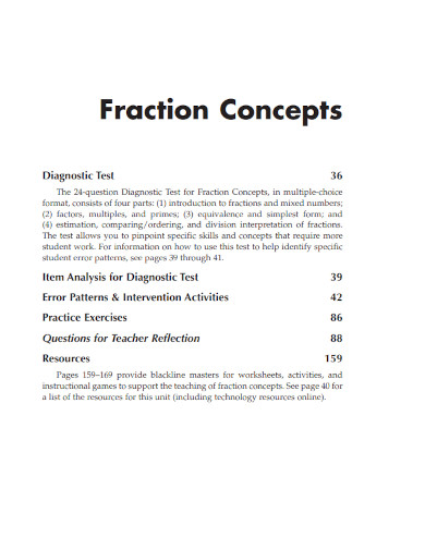 fraction concepts template 