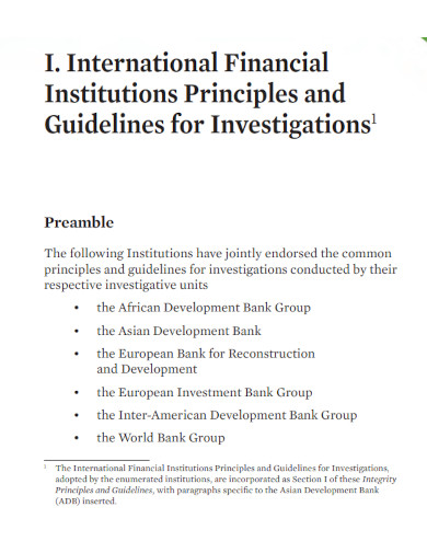 integrity principles and guidelines