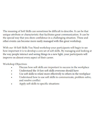 meaning of soft skills