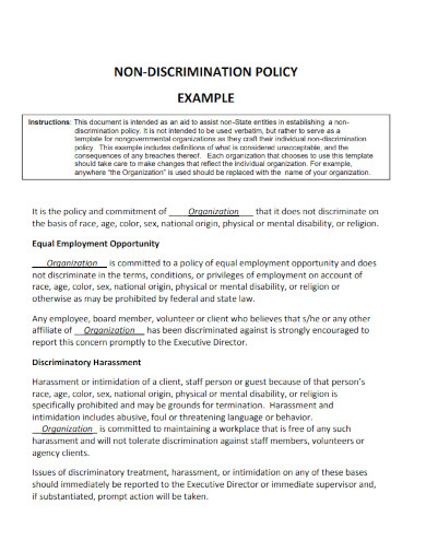 Discrimination - Examples, PDF | Examples