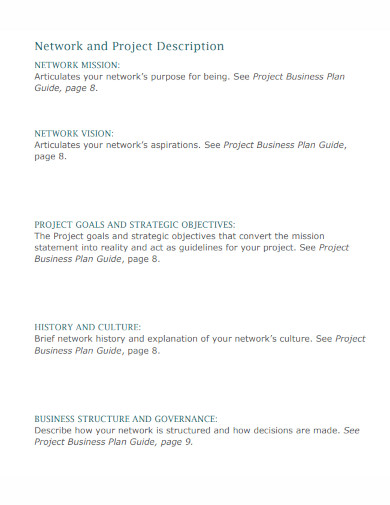 project business service plan template