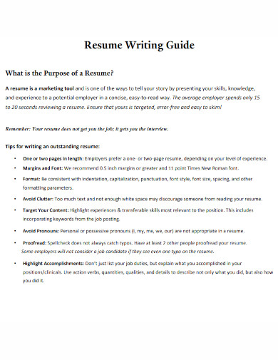 Resume Introduction - Examples, PDF | Examples