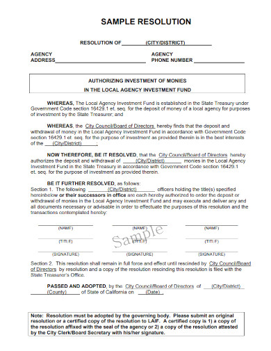 Resolution - Examples, PDF | Examples image.