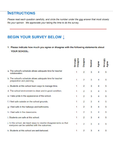 school climate survey