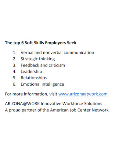 soft skills employers seek