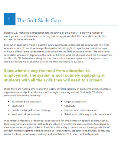soft skills gap
