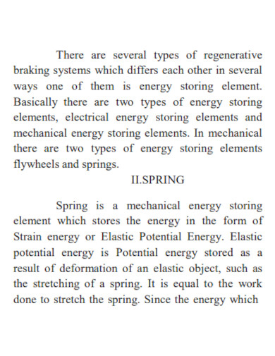 spring kinetic energy
