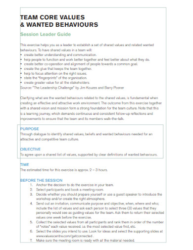 Core Values - Examples, PDF | Examples