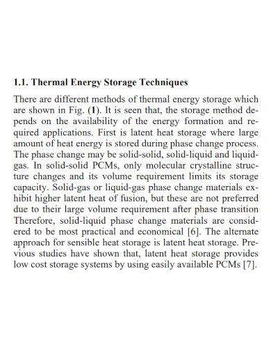 thermal energy review