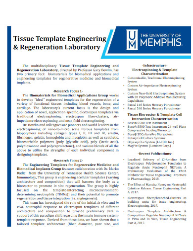 tissue template engineering 