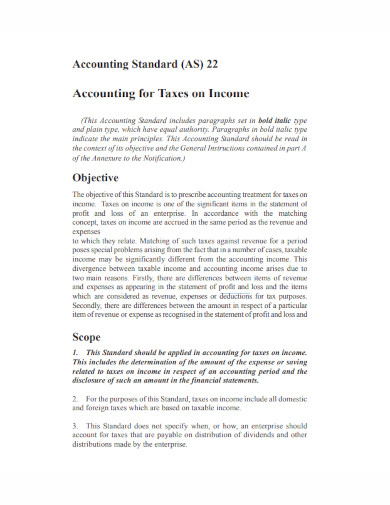 accounting income tax deduction