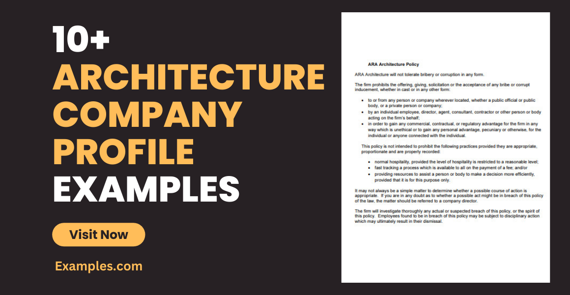 architectural company profile presentation