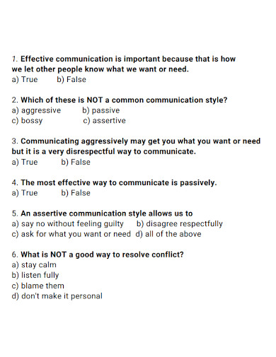 assertive communication styles