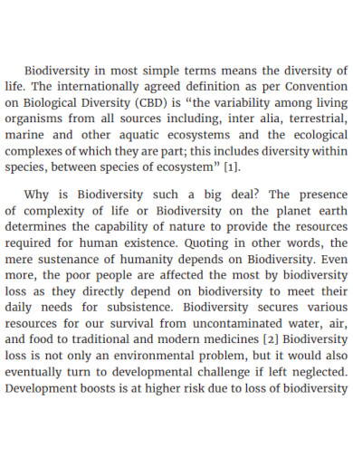 biological biodiversity in pdf