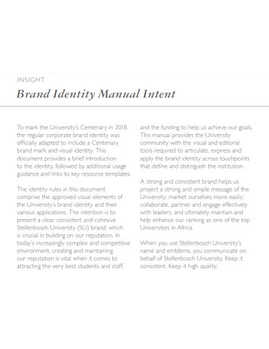 Brand Identity - Examples, PDF | Examples