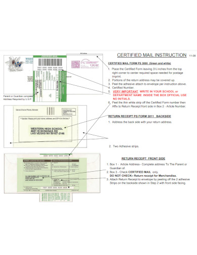 Usps Certified Letter With Return Receipt Infoupdate