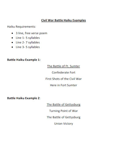 Haiku Poem - Examples, PDF | Examples