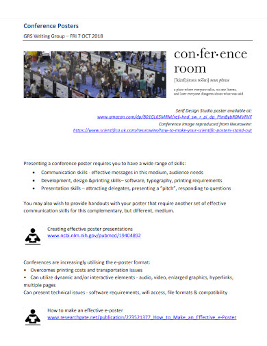 conference scientific posters 