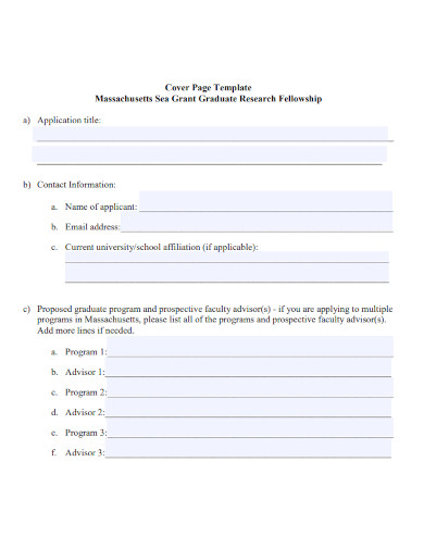 30+ Cover Page Examples in Google Docs | PSD | Illustrator | InDesign ...