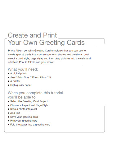 create own greeting cards