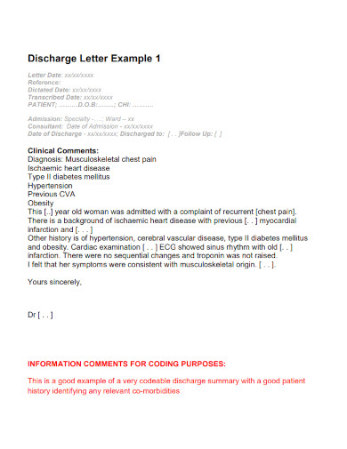 discharge letter example