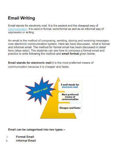 email writing template 