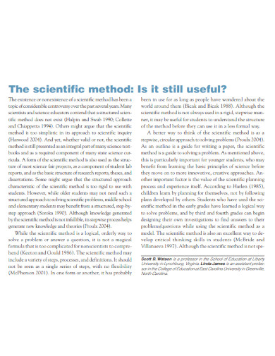 example scientific method in pdf