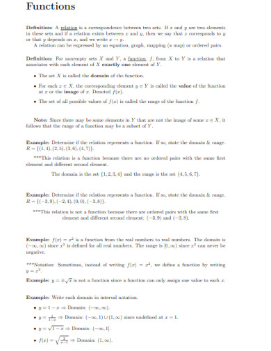 function example pdf